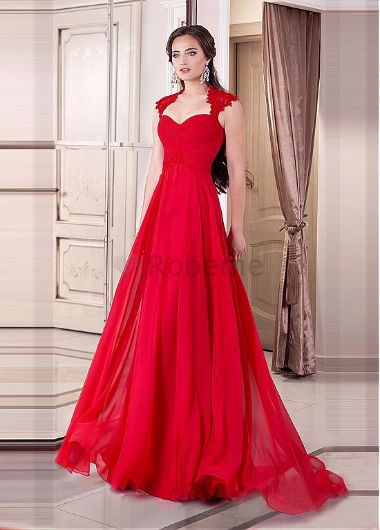 robe rouge soirée