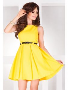 robe jaune