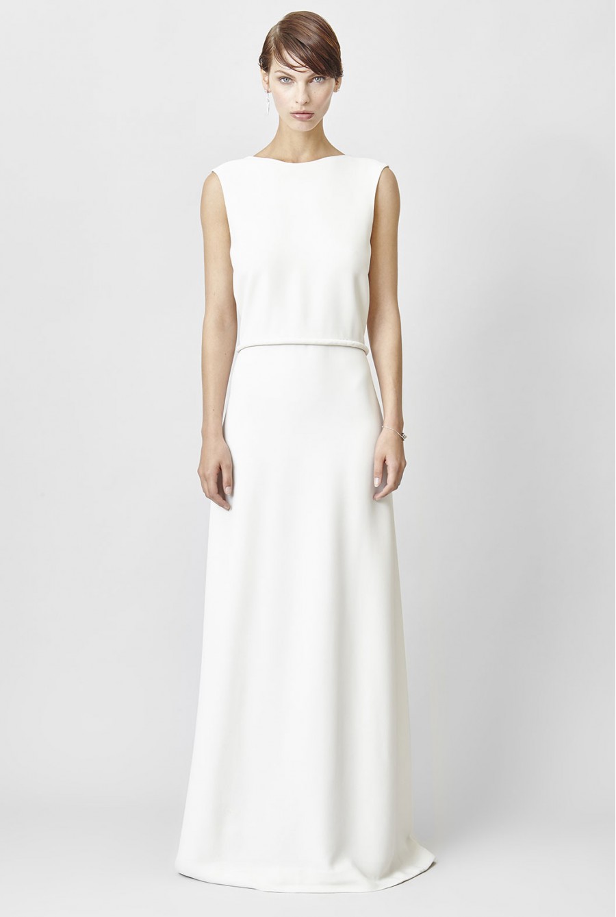 robe longue blanche